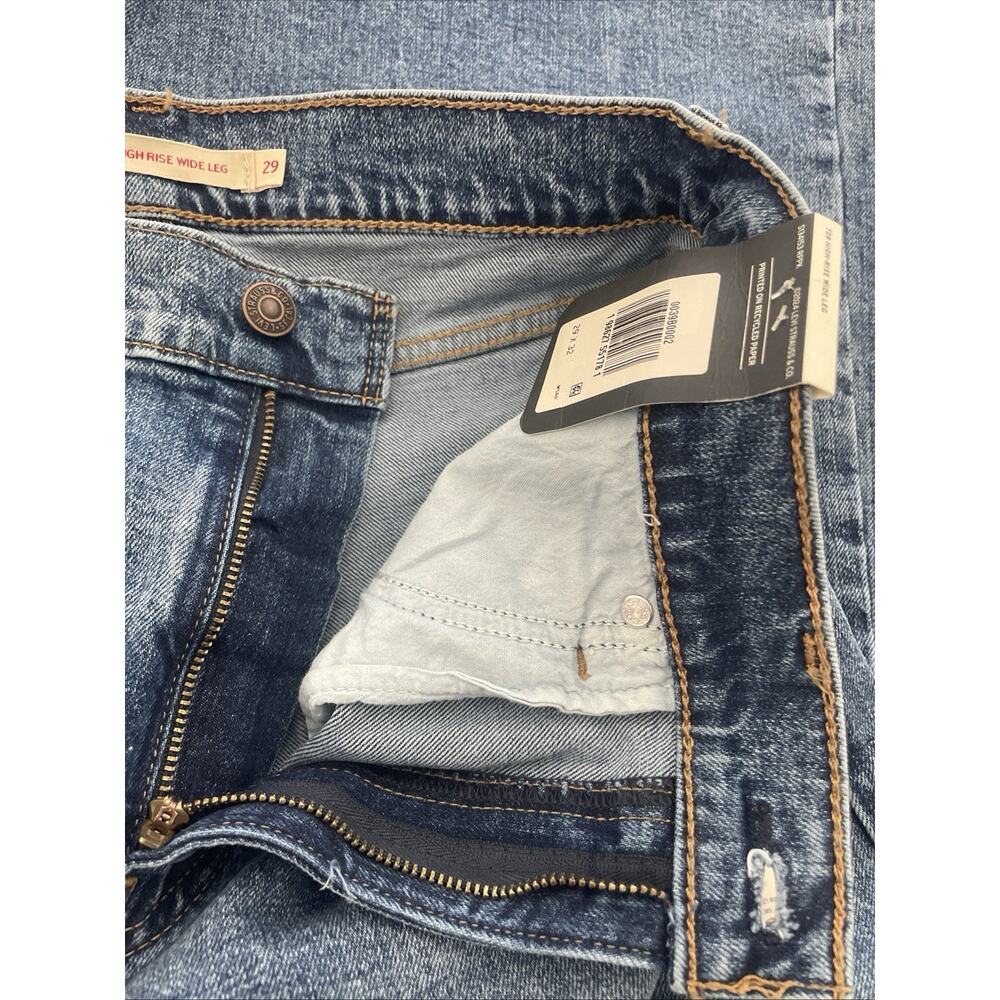 Levi's ® 728 Women's Wide Leg Jeans 29x32 Sweet Success NWT $99 Reg - Picture 9 of 10